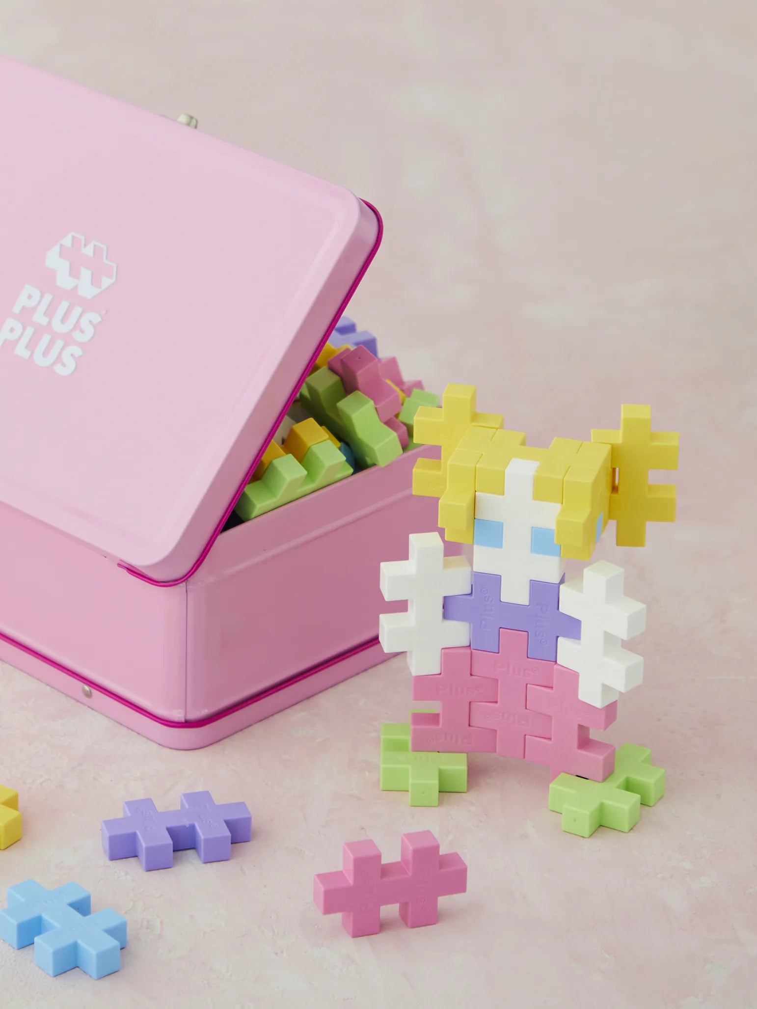 BIG Ljusrosa Metallväska - 70 stk