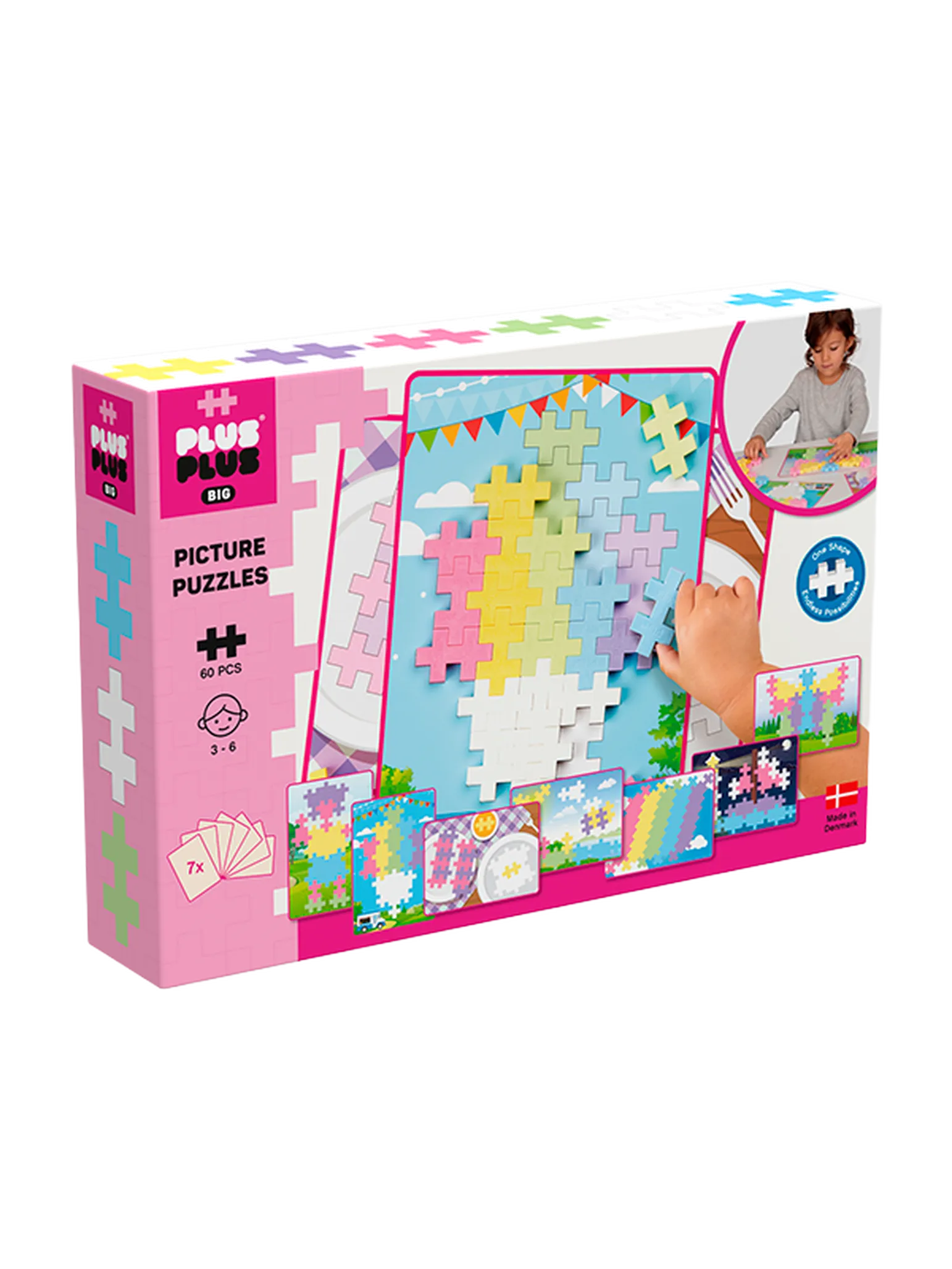 BIG Bildpussel - Pastell Färgmix