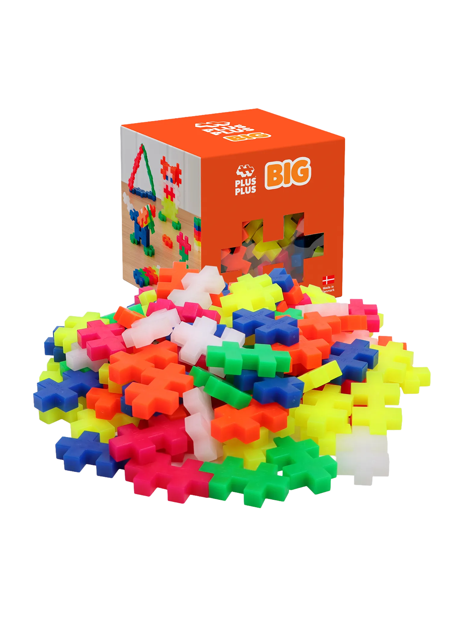 BIG Neon Färgmix - 100 stk