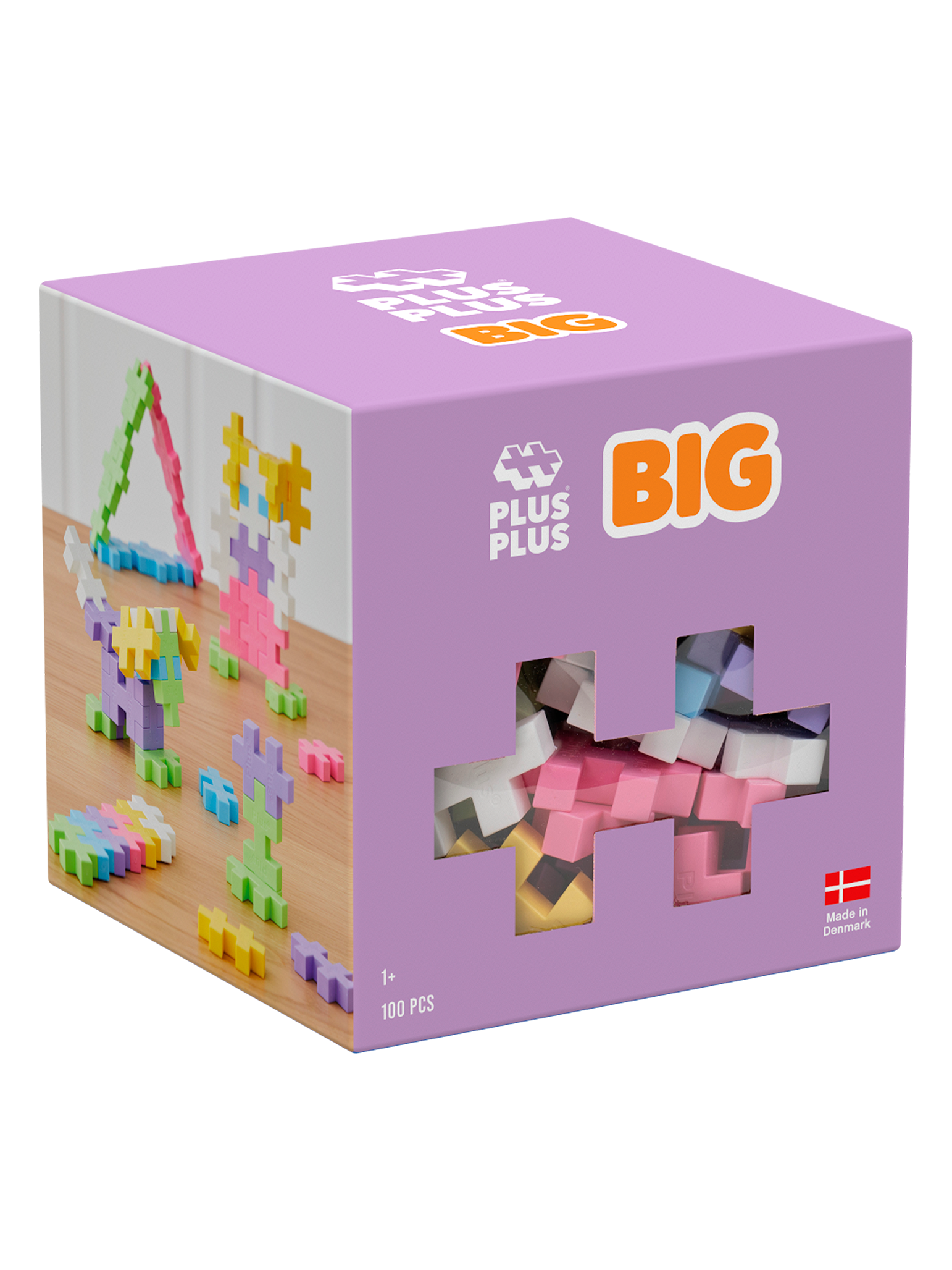 BIG Pastell Färgmix - 100 stk