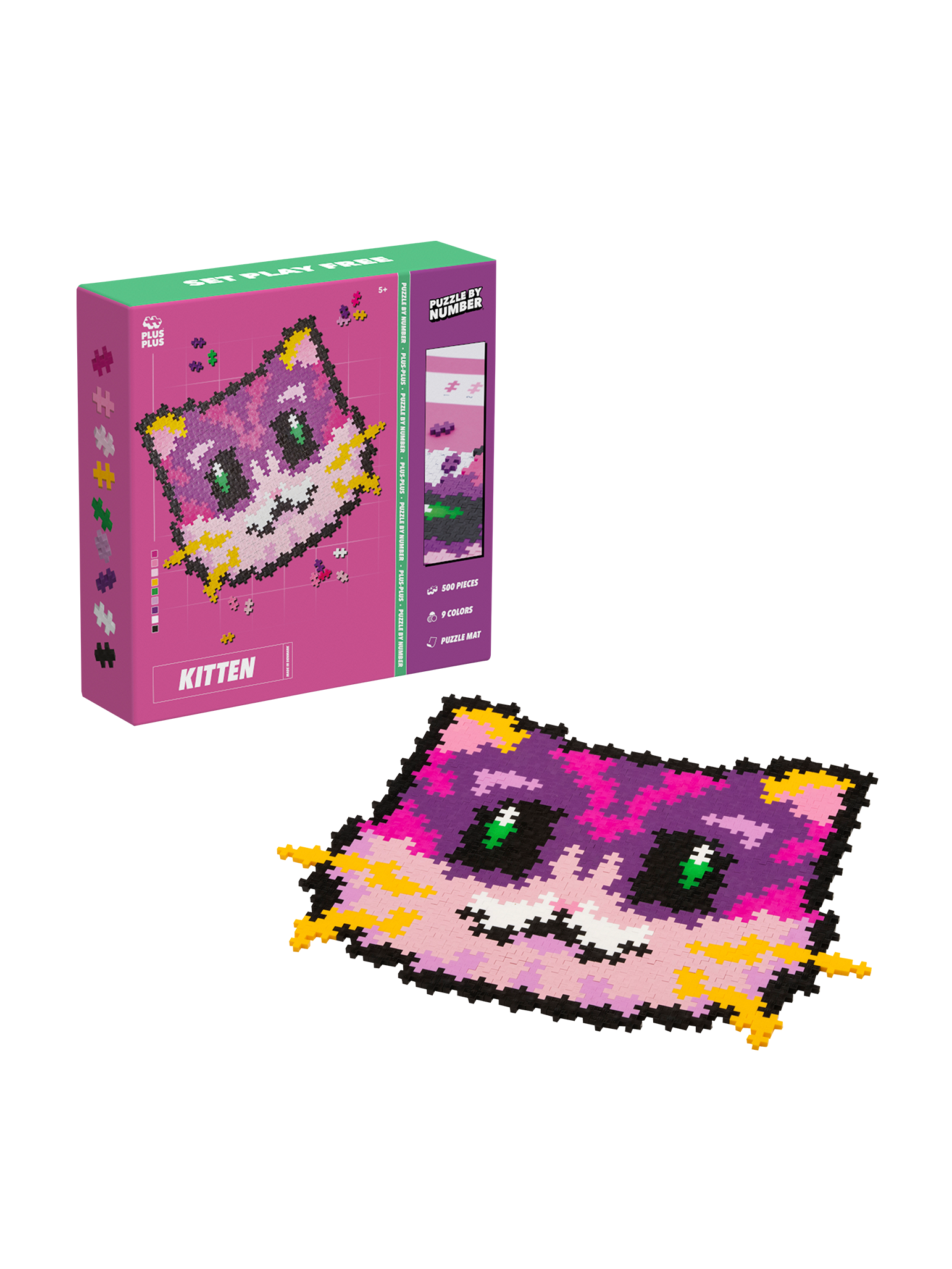 Puzzle By Number - Kattunge