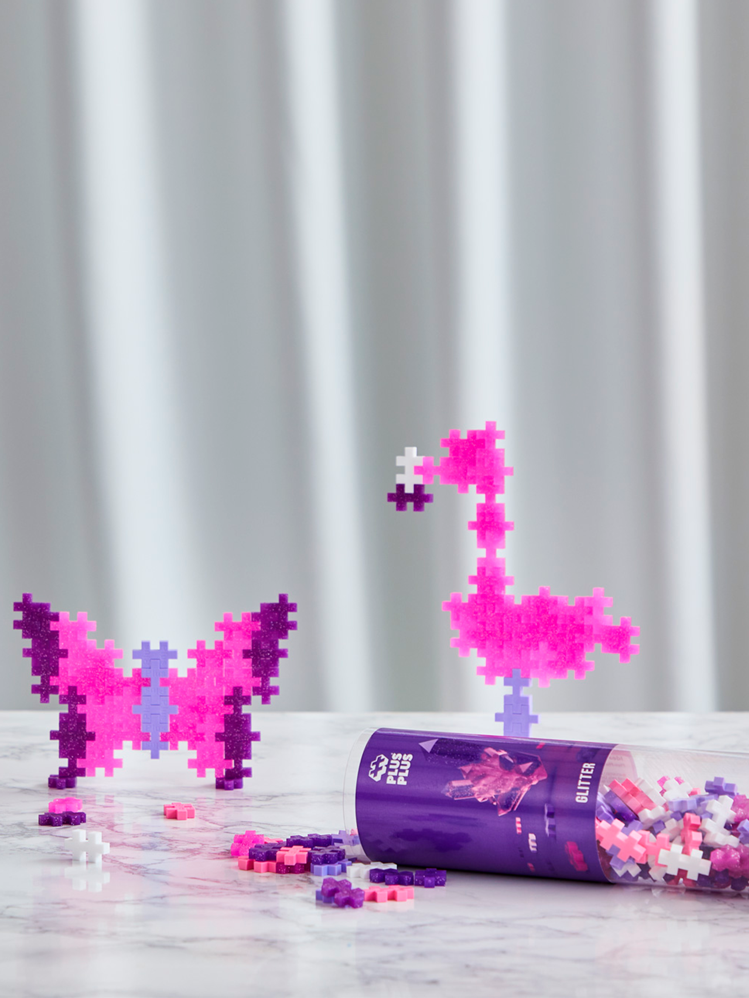 Glitter färgmix - 240 stk