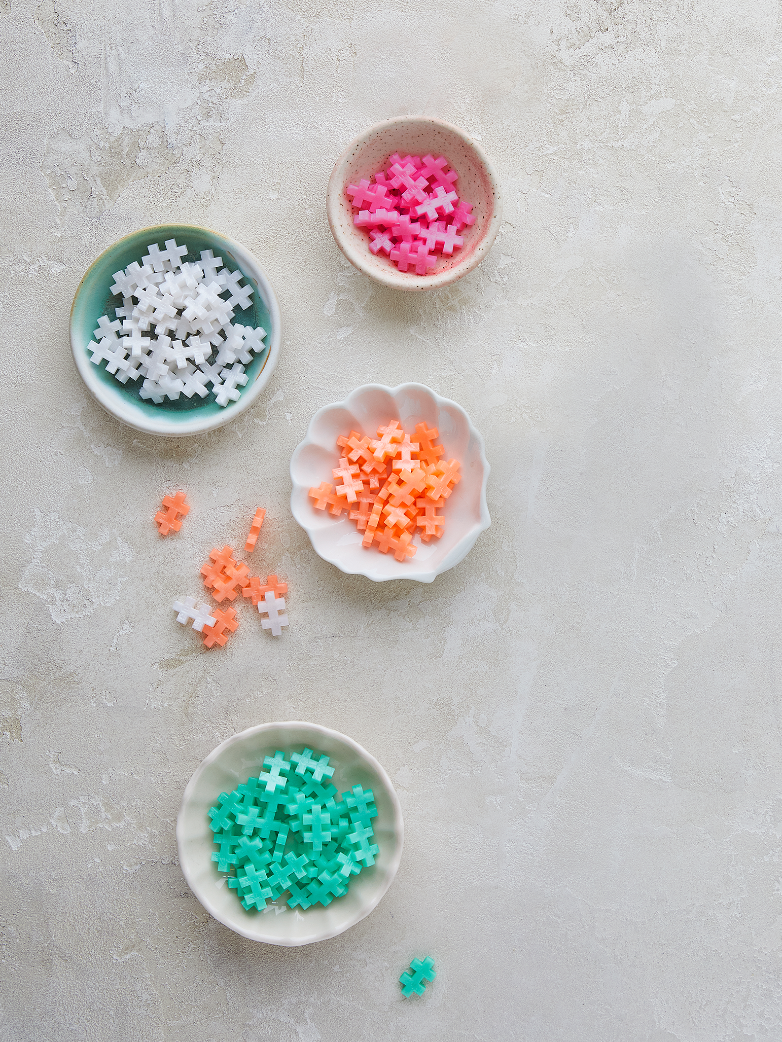 Pärlemor färgmix - 240 stk