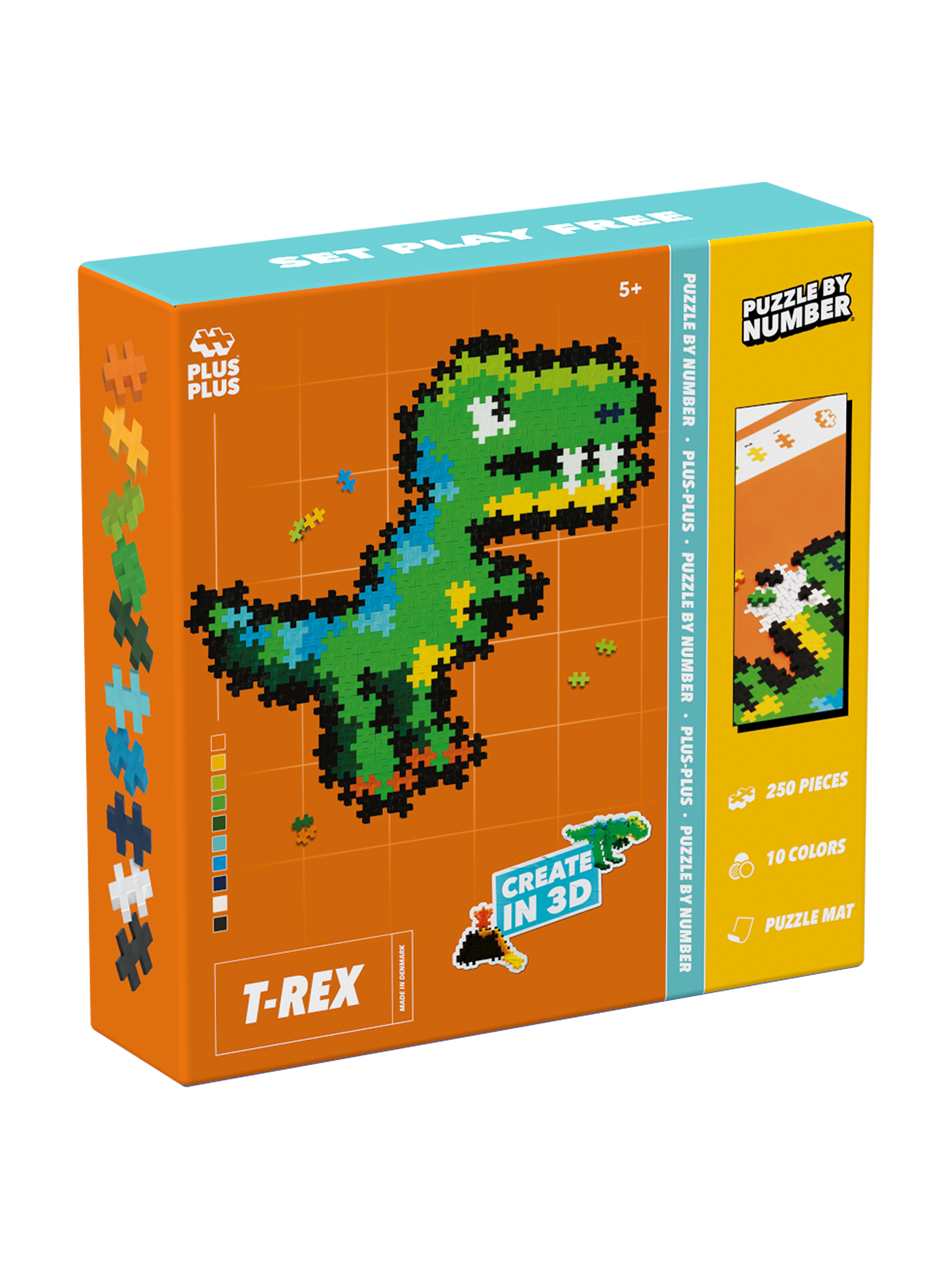 Puzzle By Number - T-Rex