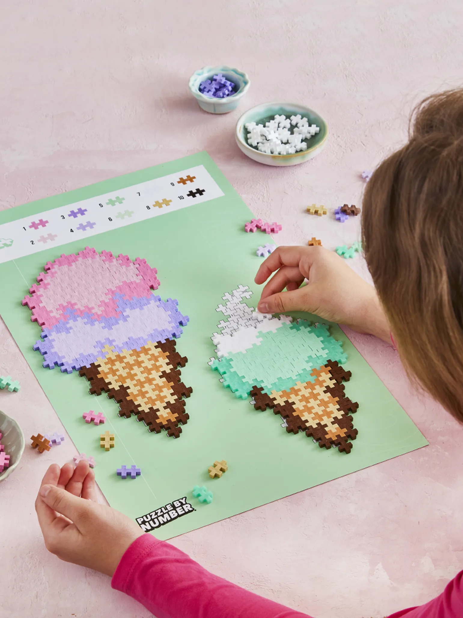 Puzzle by Number – Glassvåfflor – 250 stk