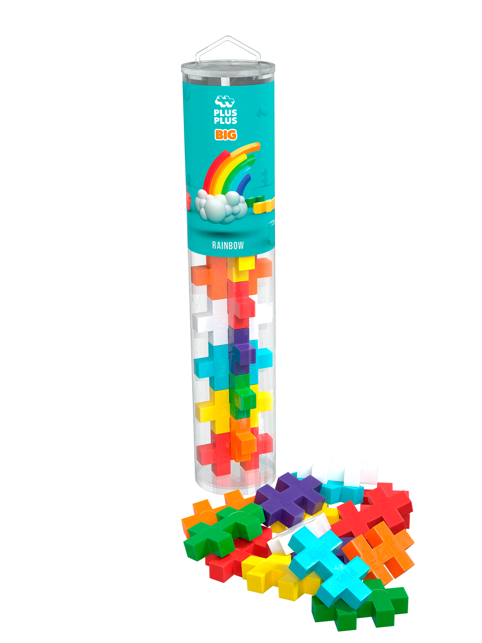 BIG Regnbågsfärgmix – 15 stk