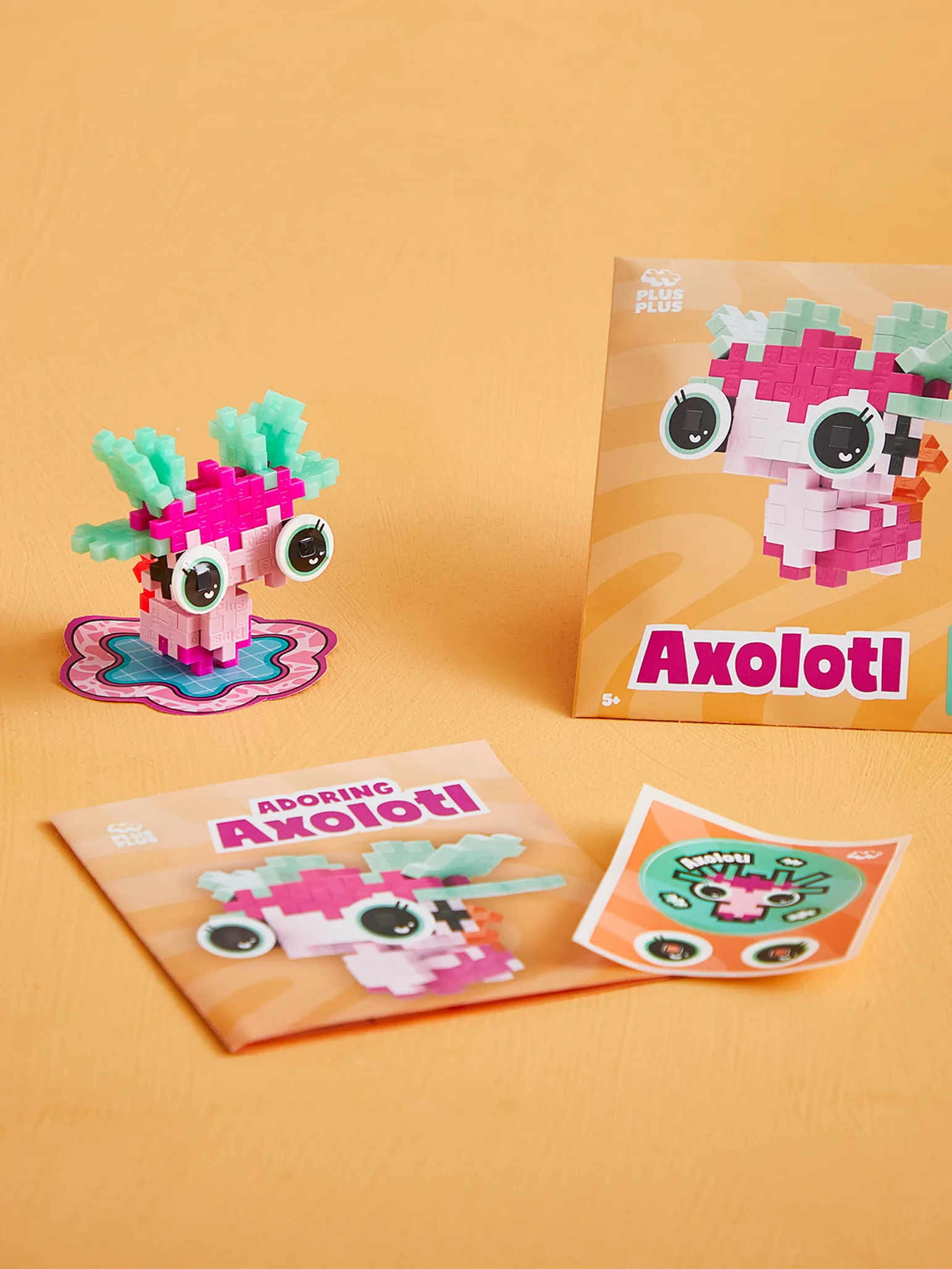 Husdjurspaket – Rosa Axolotl