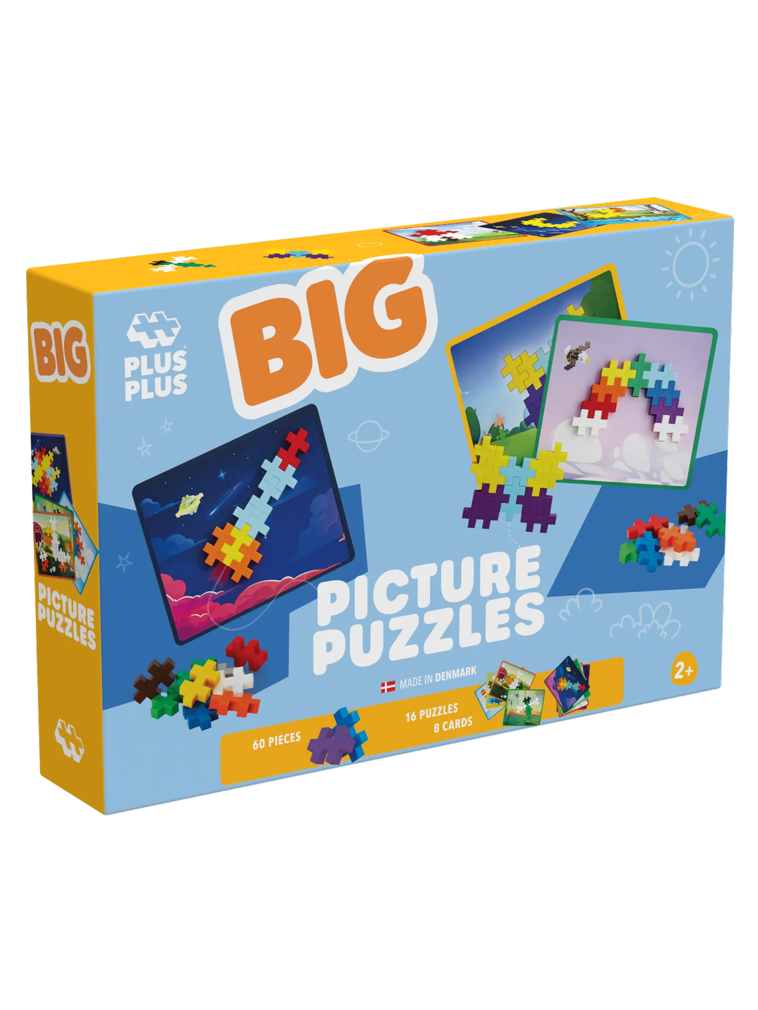 BIG pussel med bildkort - 120 stk