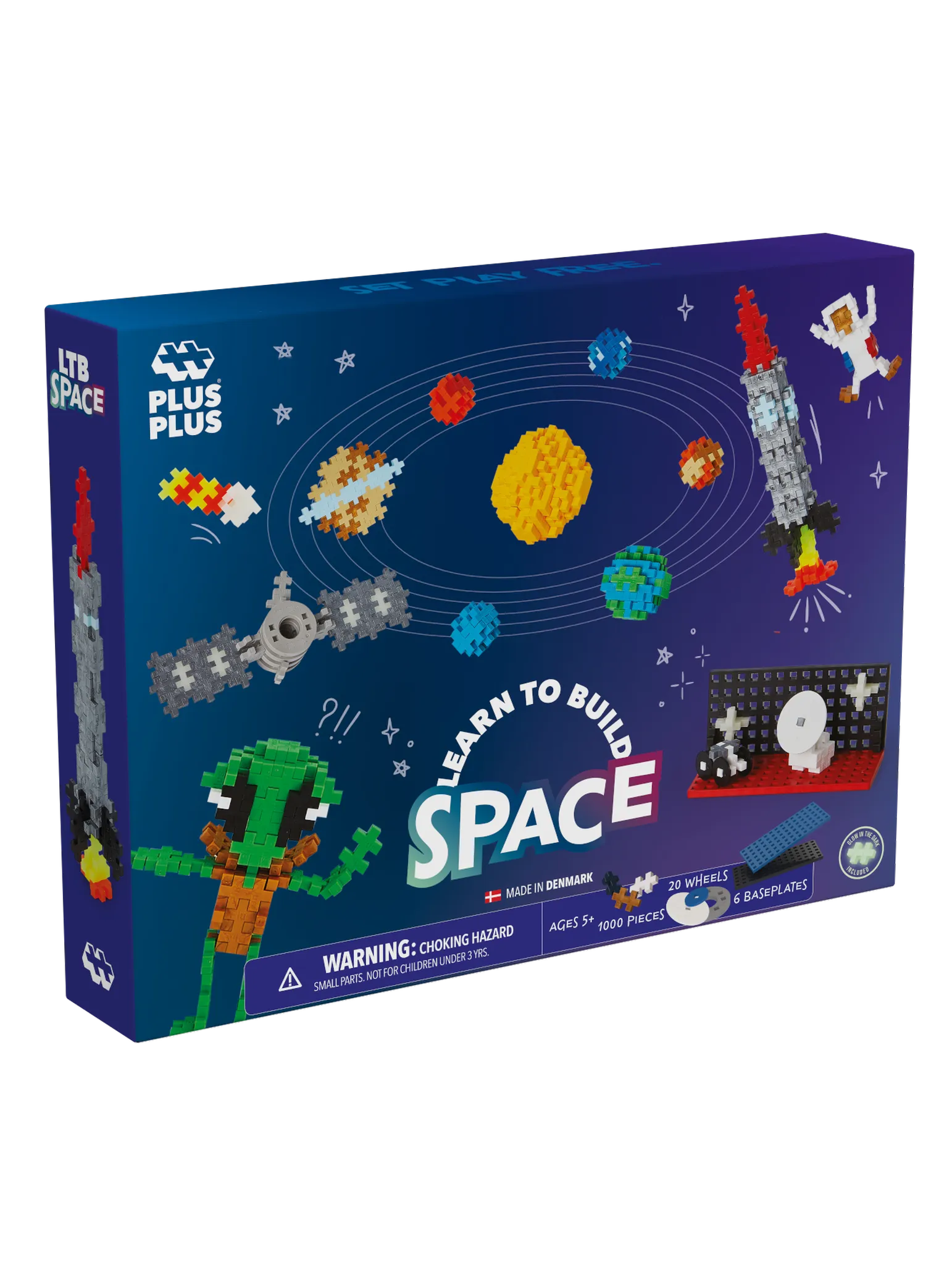 Learn to Build - Rymden Super set - 1000 stk