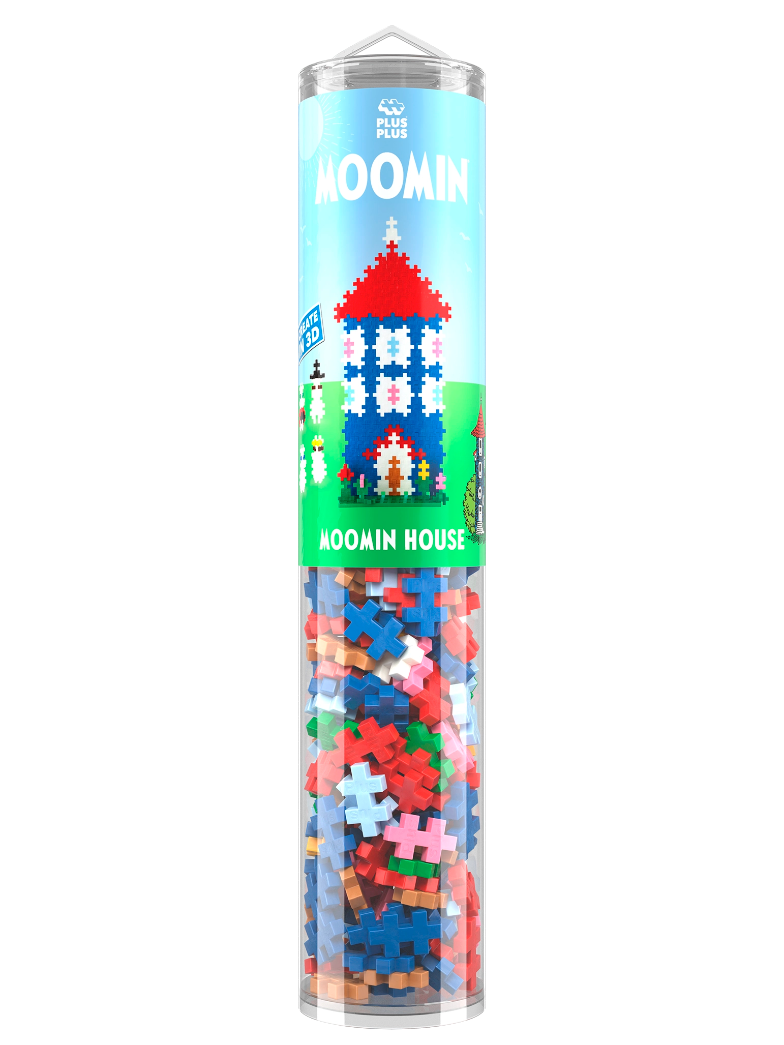 Muminhuset med 3D Mumintroll – Puzzle by Number – 275 stk