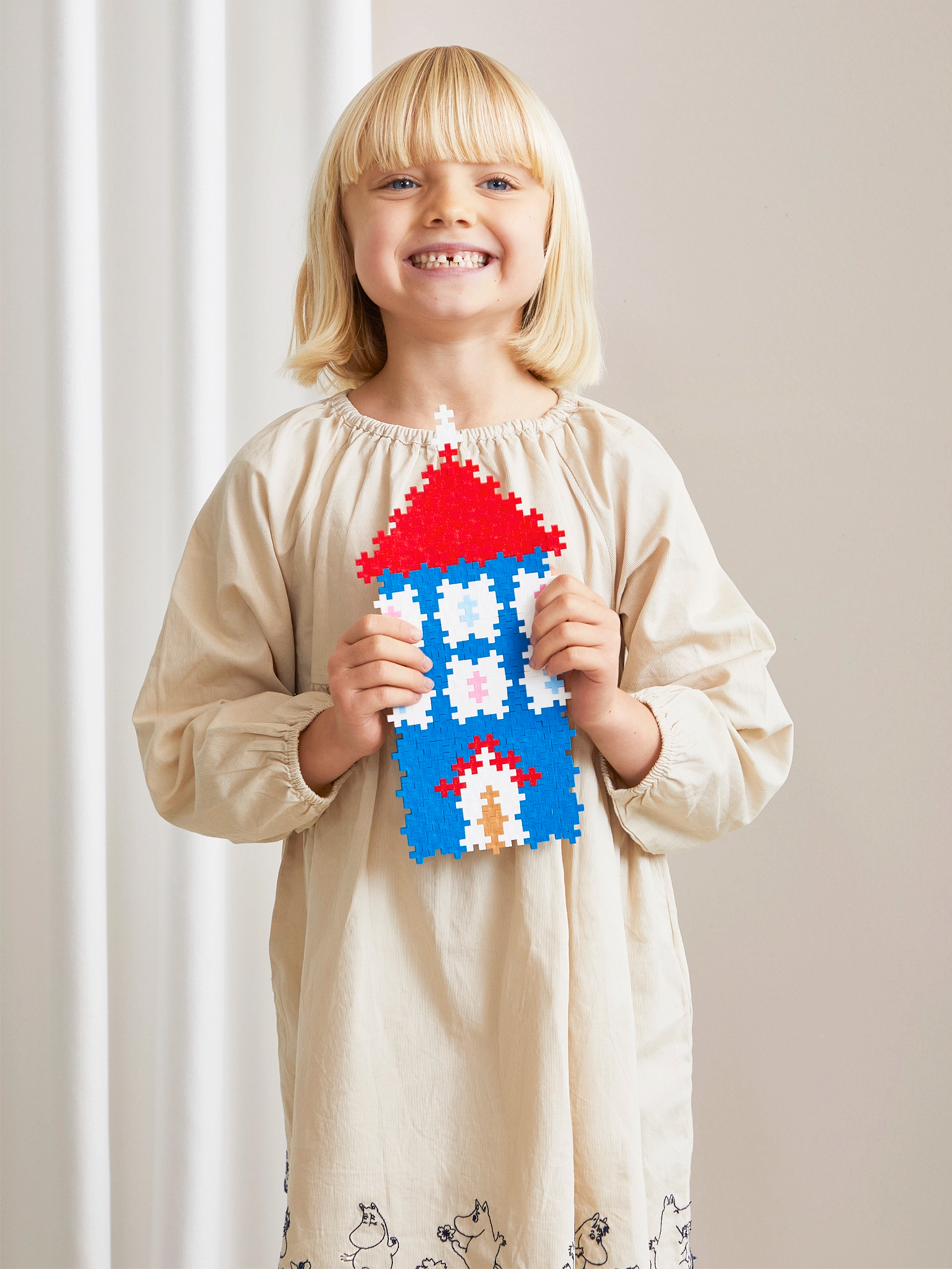 Muminhuset med 3D Mumintroll – Puzzle by Number – 275 stk