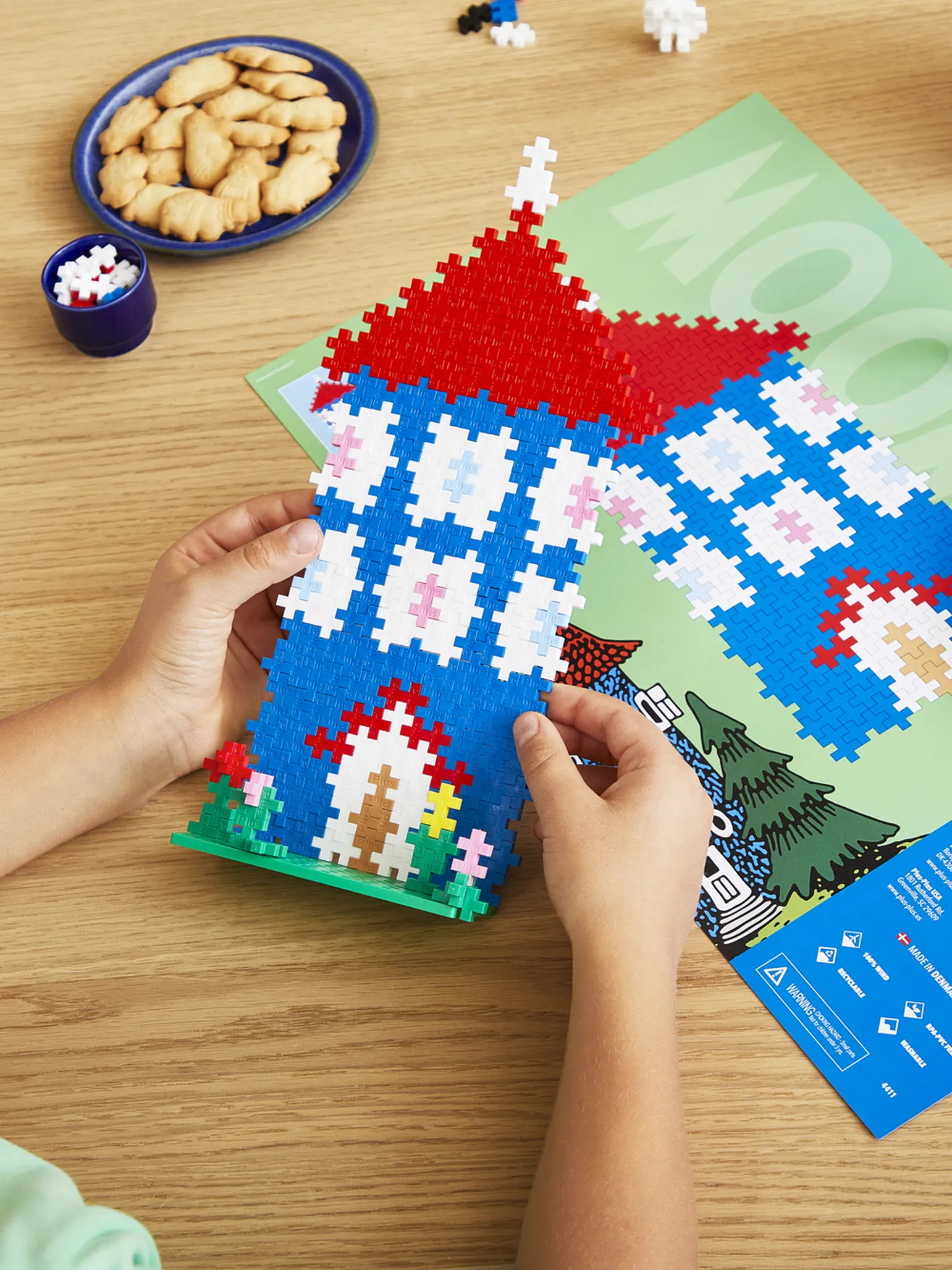 Muminhuset med 3D Mumintroll – Puzzle by Number – 275 stk
