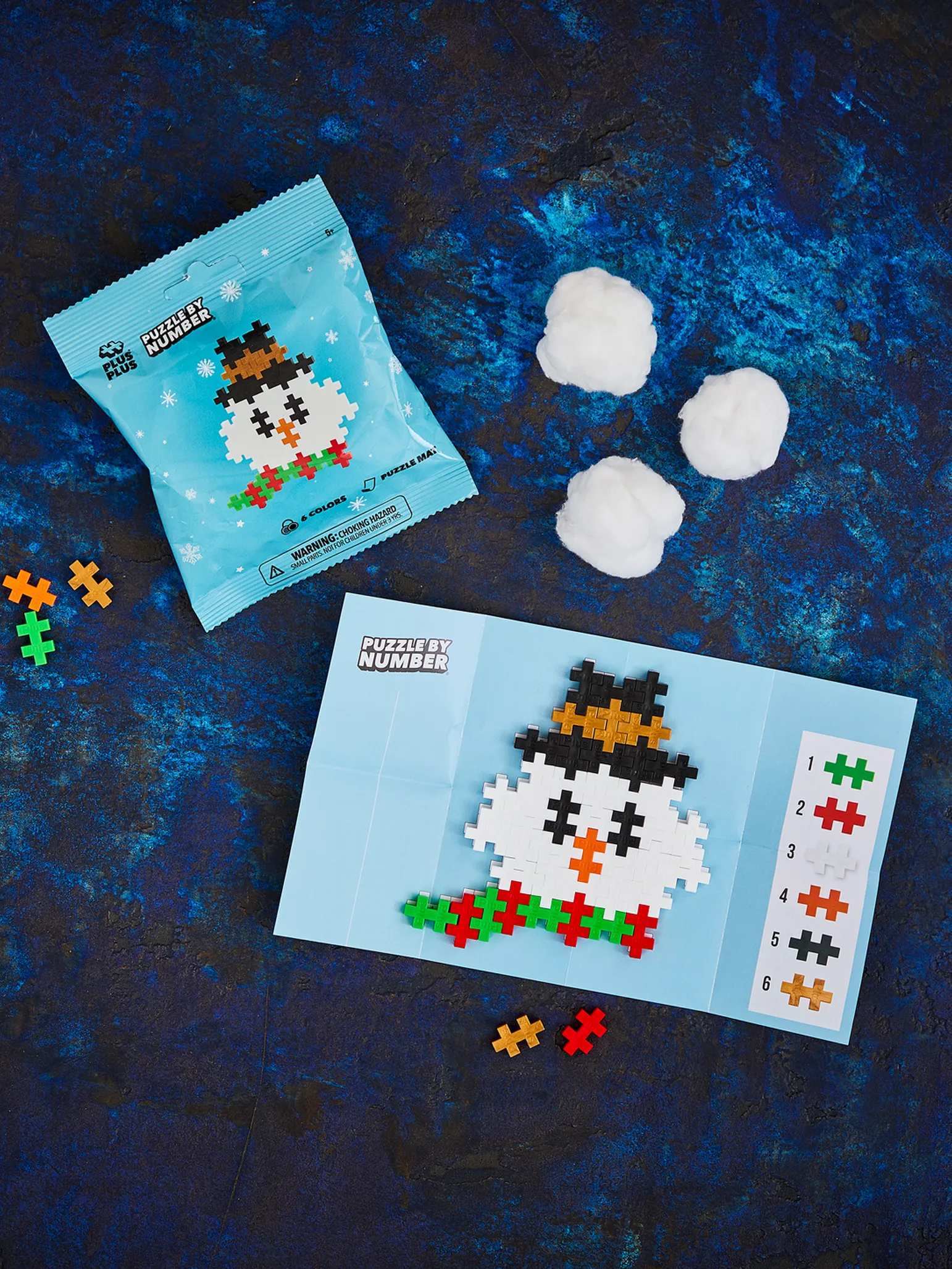 Puzzle by Number - Snögubbe