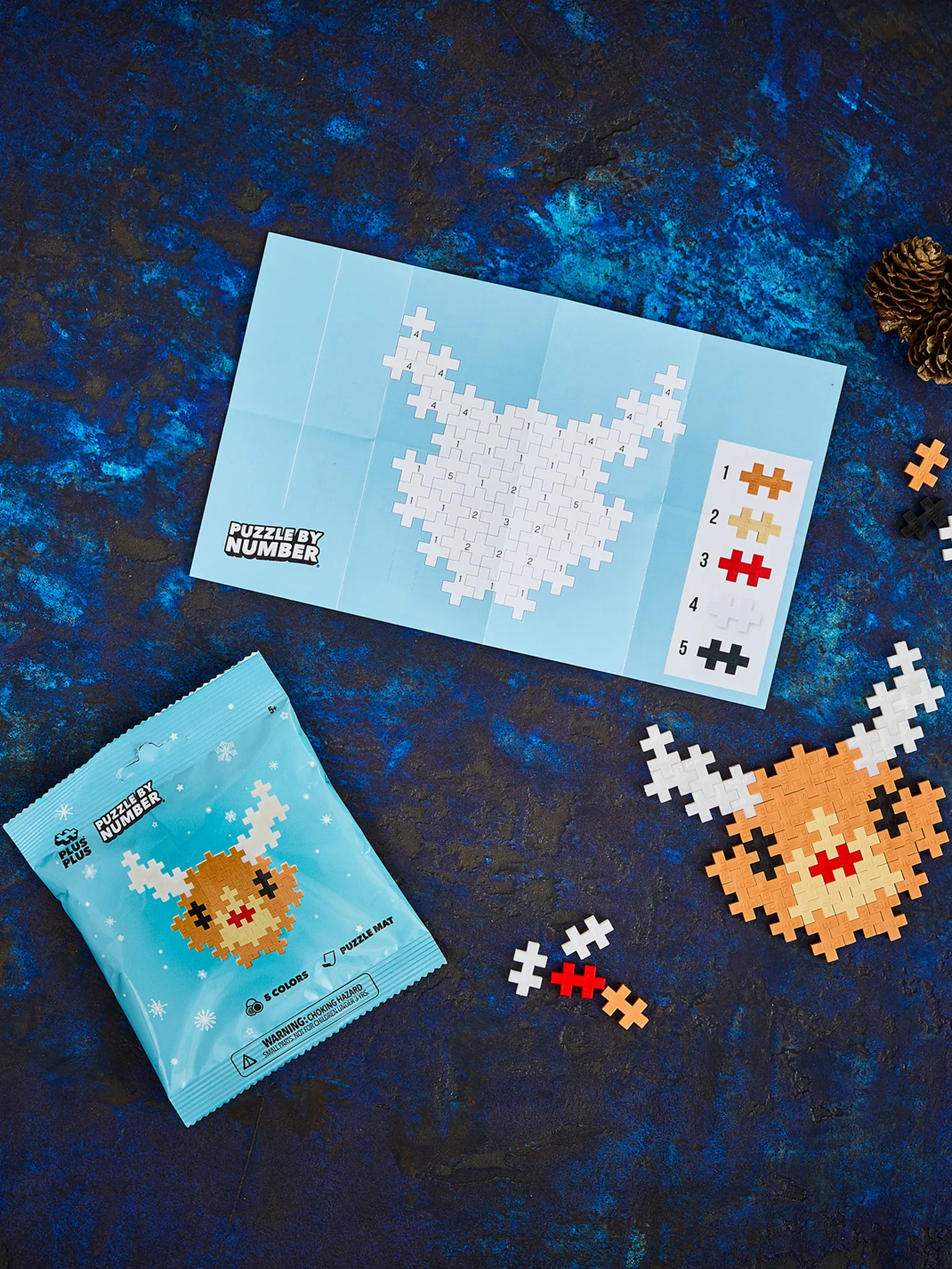 Puzzle by Number Julfigurer – Bonuspaket