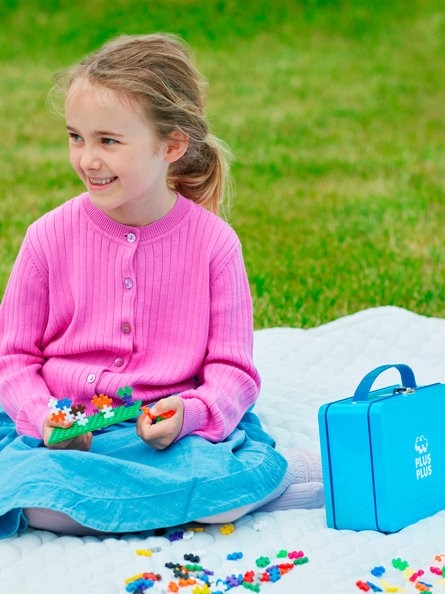 Blå Metallväska - 600 stk