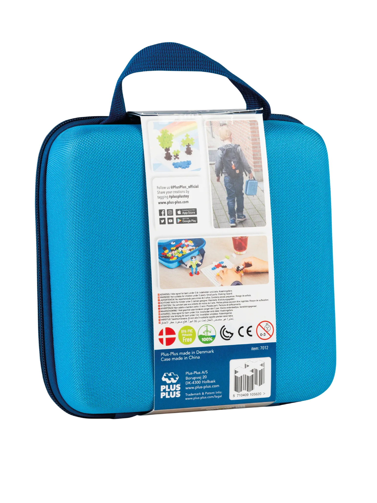 Blå Resväska - 100 stk