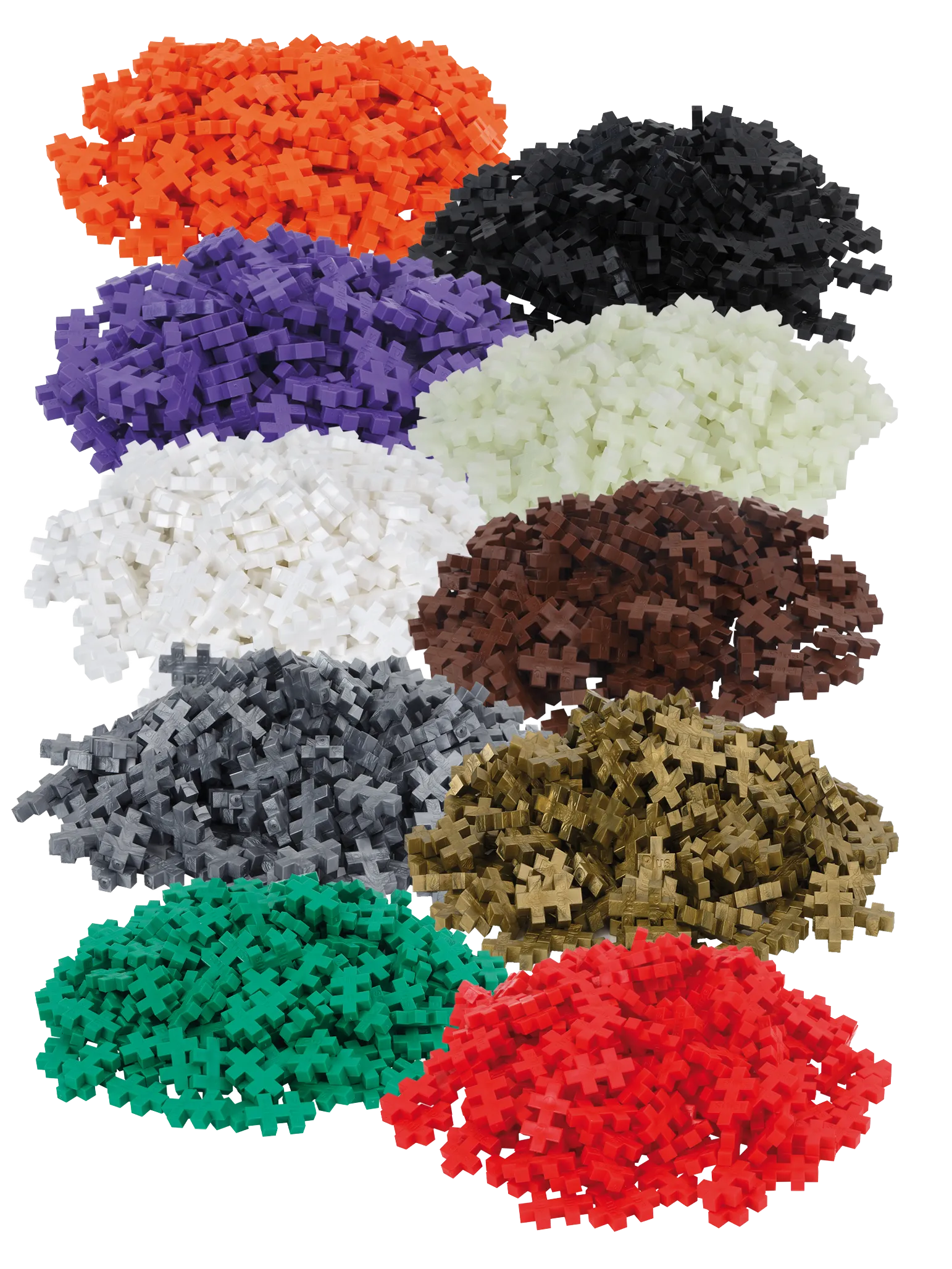 Julens färger - 10-pack enkelfärger 1500 st