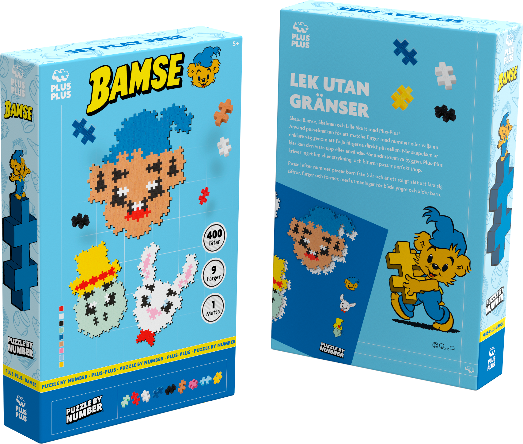 Bamse, Skalman & Lille Skutt - 400 stk