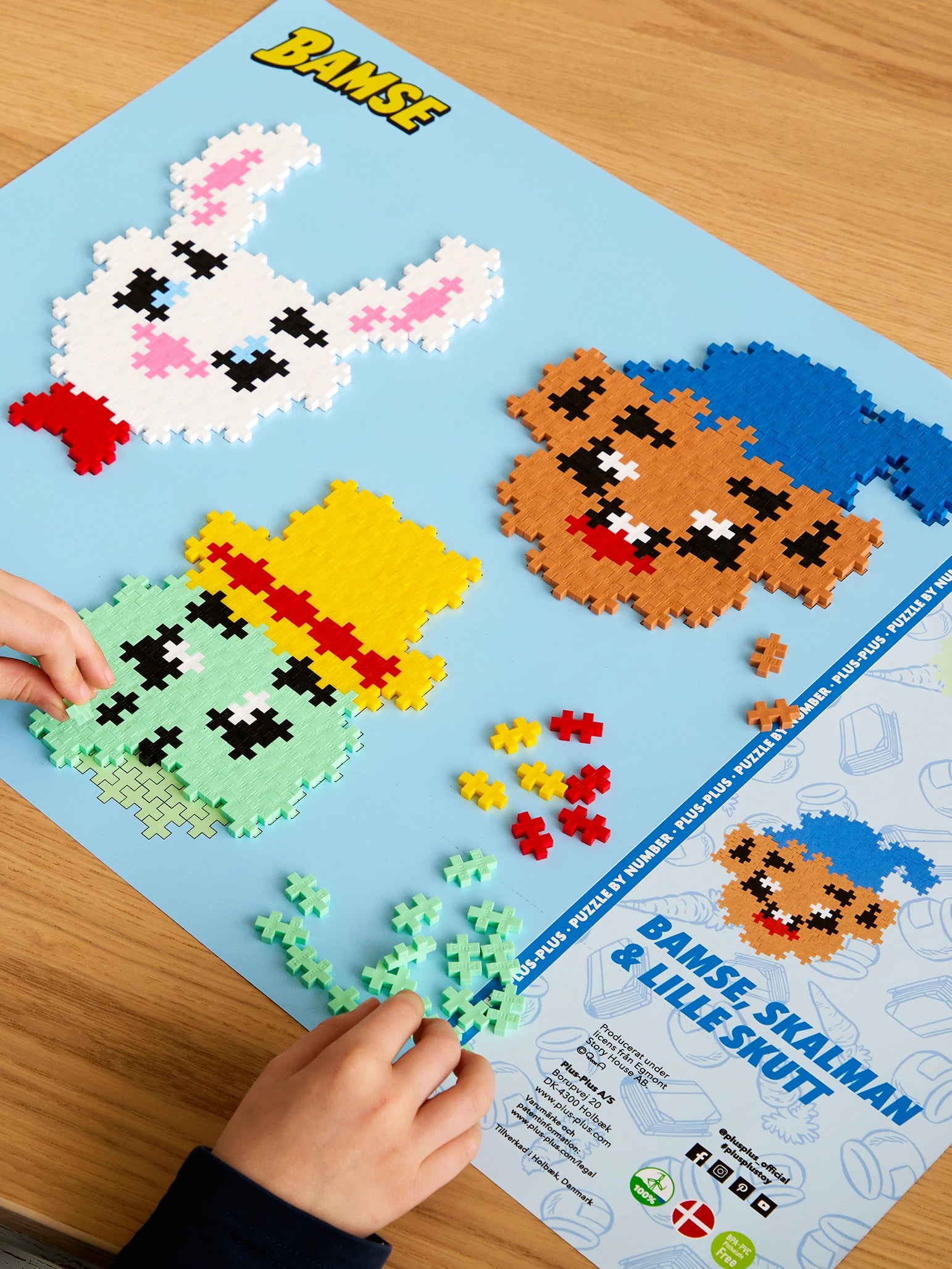 Bamse, Skalman & Lille Skutt - 400 stk