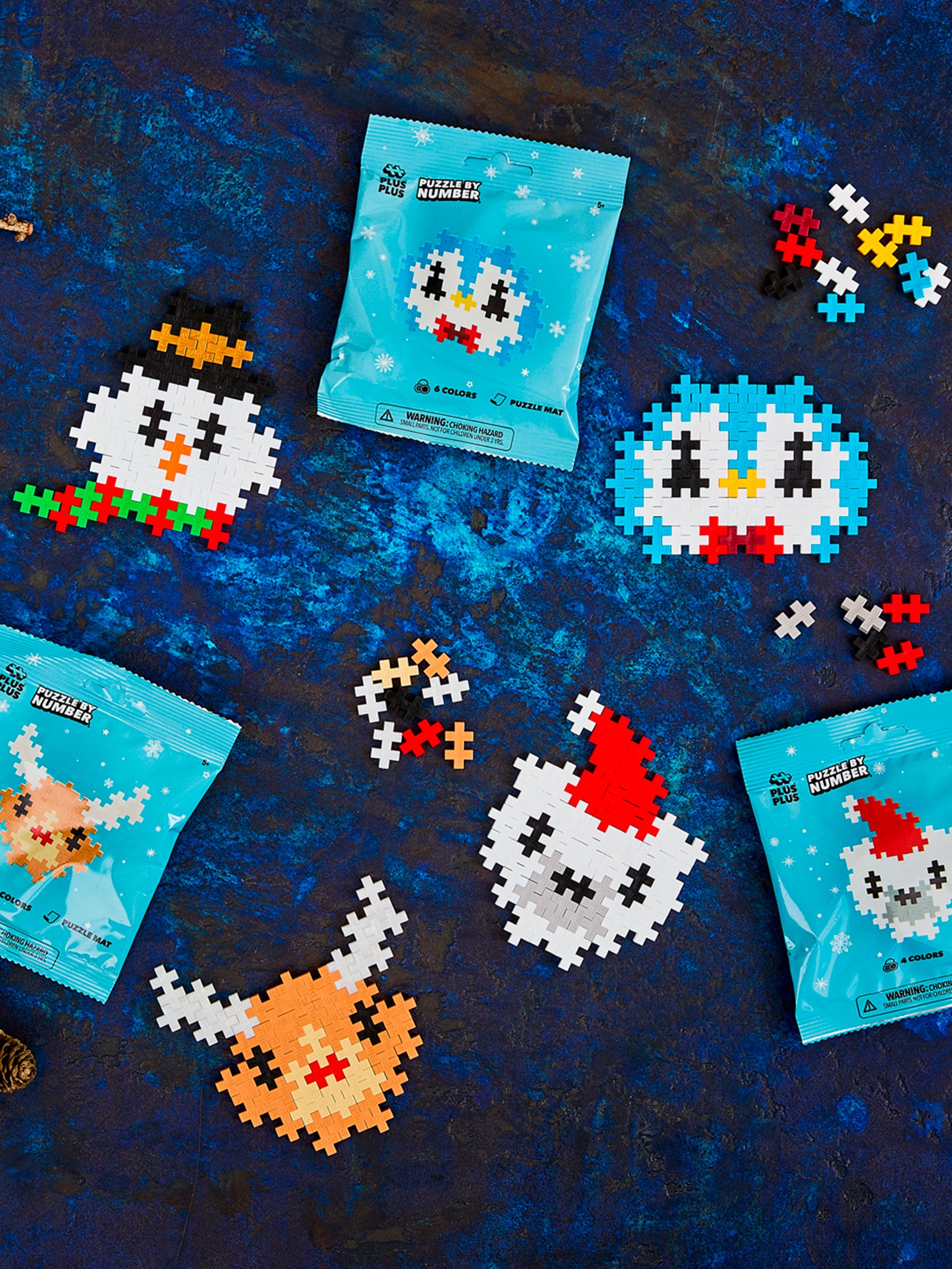 Puzzle by Number Julfigurer – Bonuspaket
